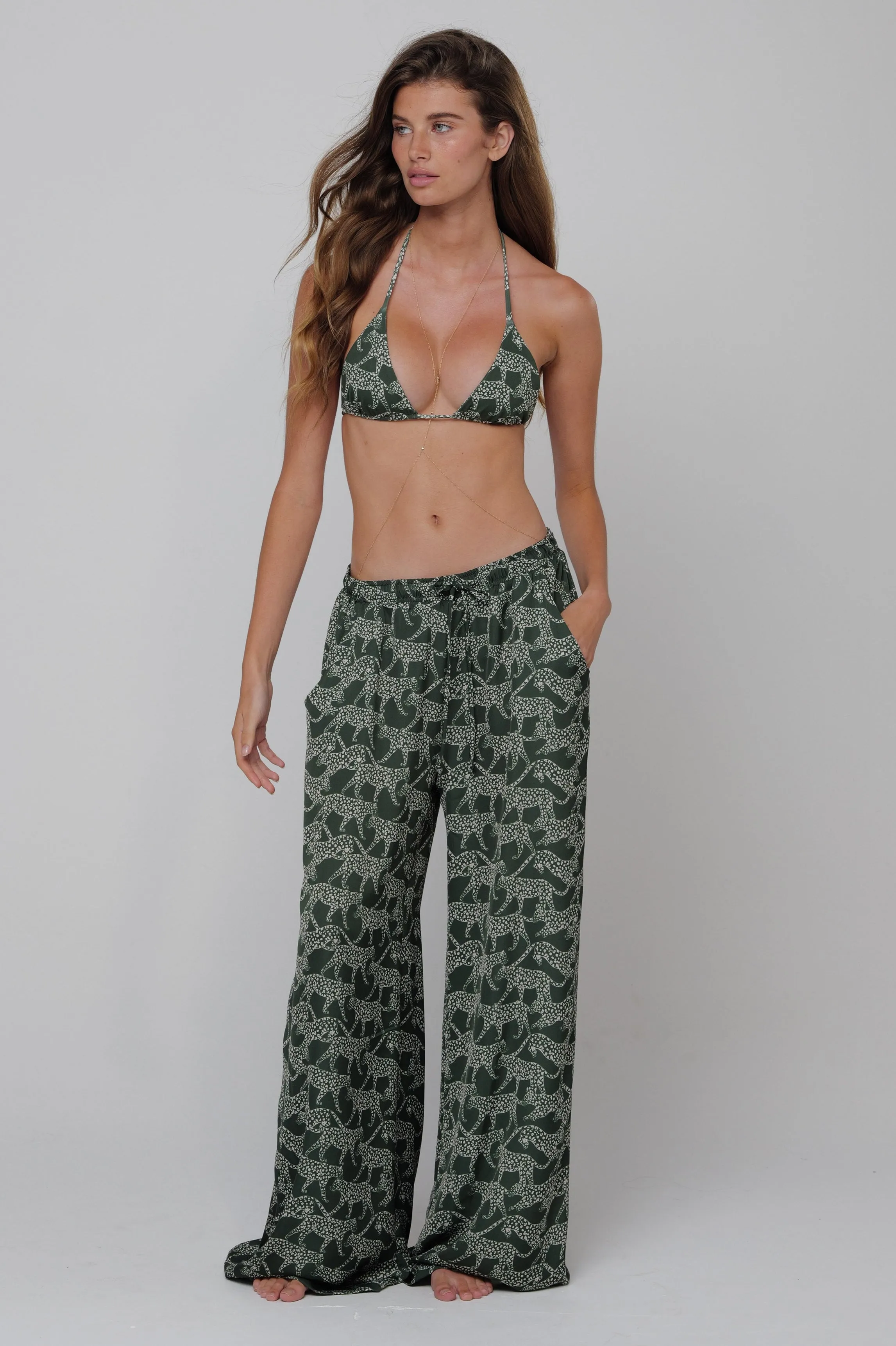 Kyle Bikini Top in Puma Mold Resistant Lining