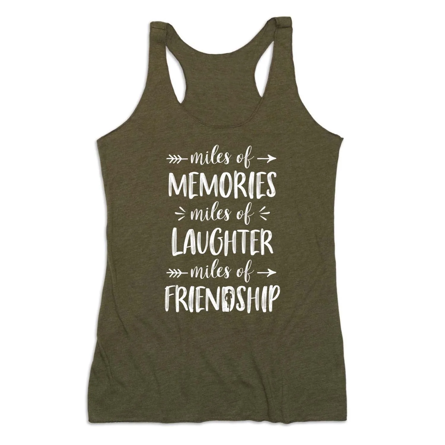 Active Wear Women's Everyday Tank Top - Miles of Friendship Mantra