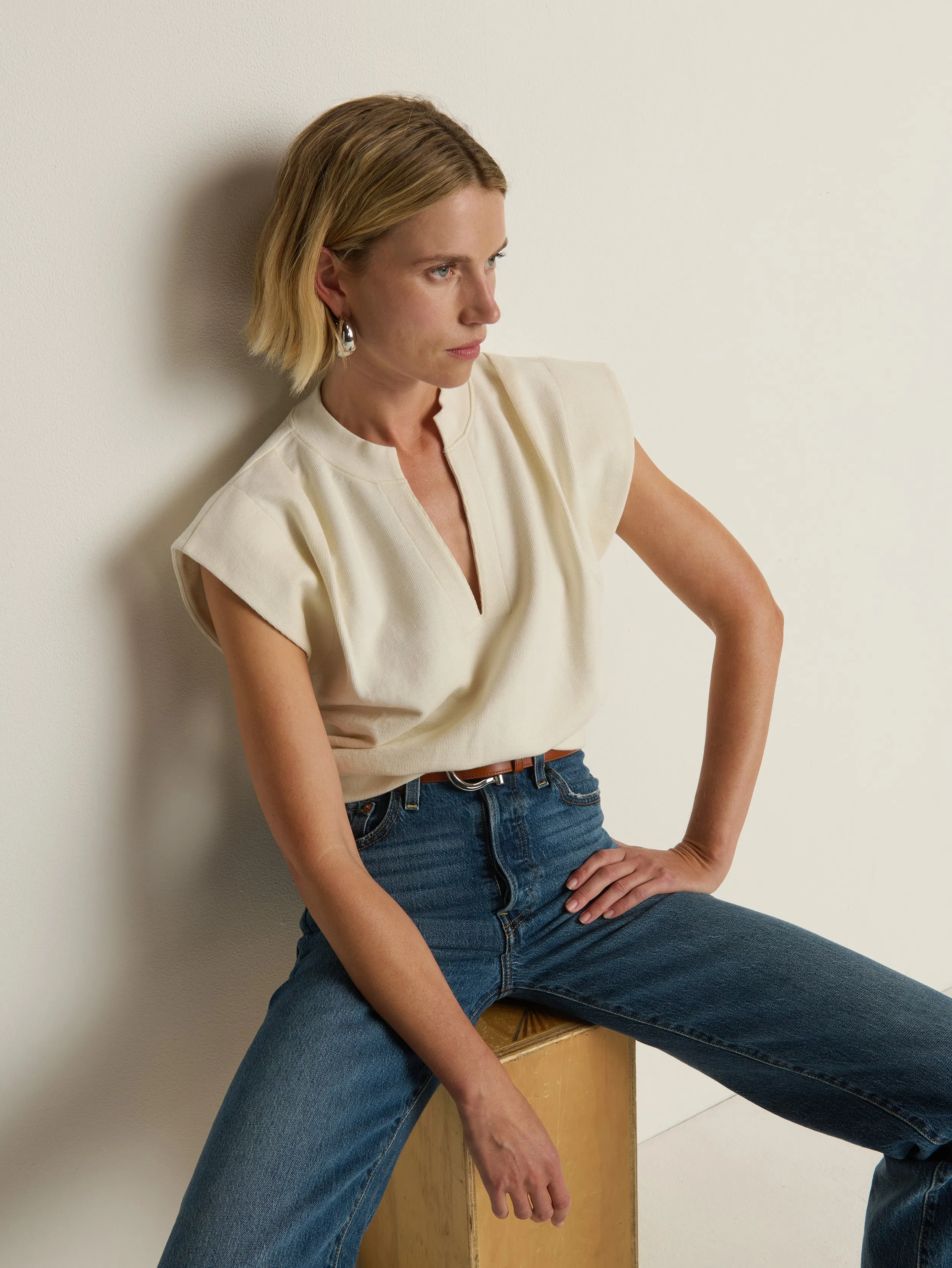 Lenon Sweatshirt Relaxed Layers Easy and Relaxed