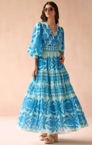 Sloan Maxi in Nikita Lago Flexible Fabric