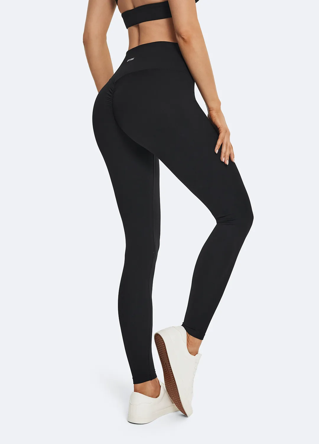 Comfort and Flexibility Comfortable Fit Design V-Cut Scrunch Leggings