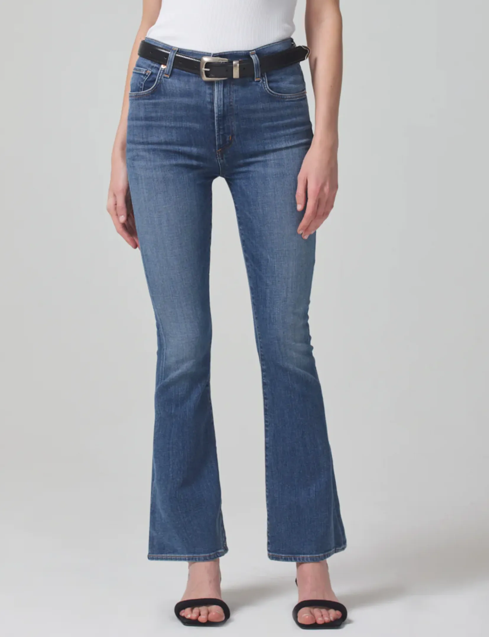 Lilah High Rise Bootcut, Lawless Quick Access Zippers Luxe Look