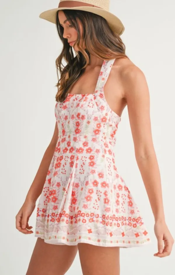 Lilly Romper Beachwear Bow Glow