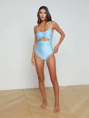 Lily Cut-Out One-Piece Swimsuit Resort-Wear Breathable mesh