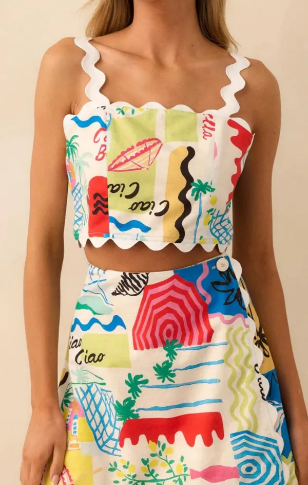 Caterina Wrap Skirt Tonal Layering Timeless Piece