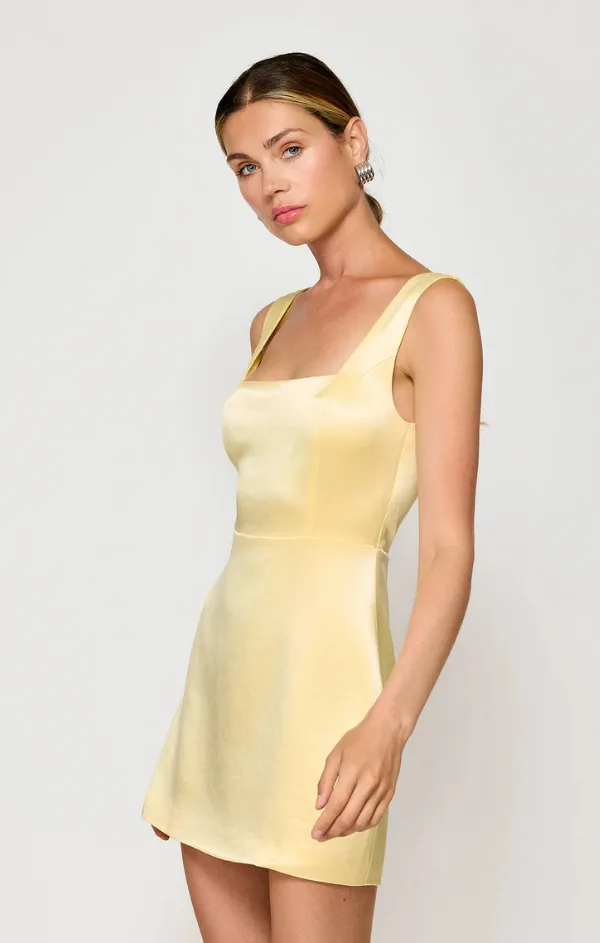 Flowing Design Clean Base Limone Mini Dress