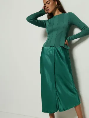 Lola Bias Midi Skirt Minimal Vibe