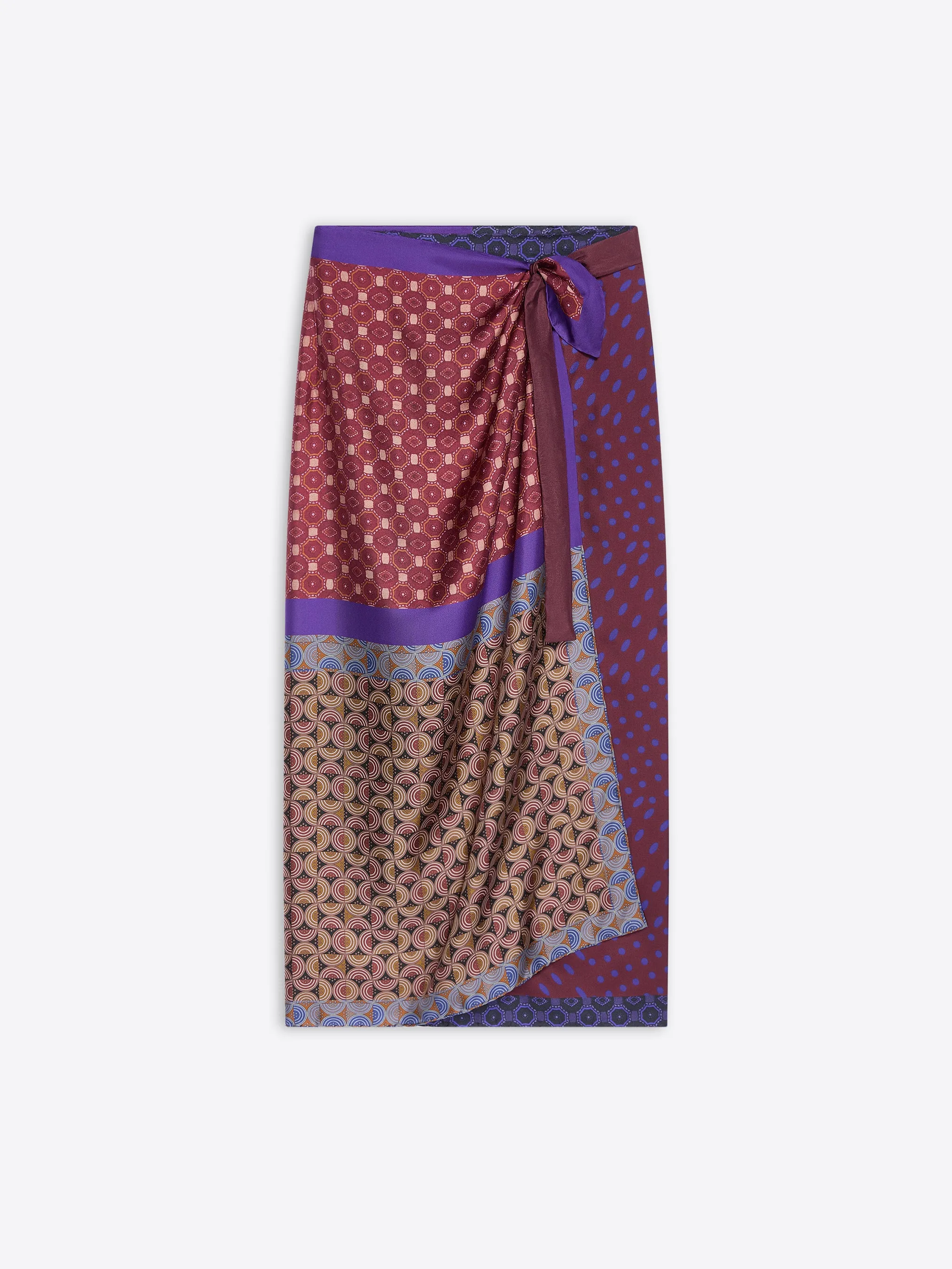 Day To Night Shopping Trip Long wrap scarf-skirt