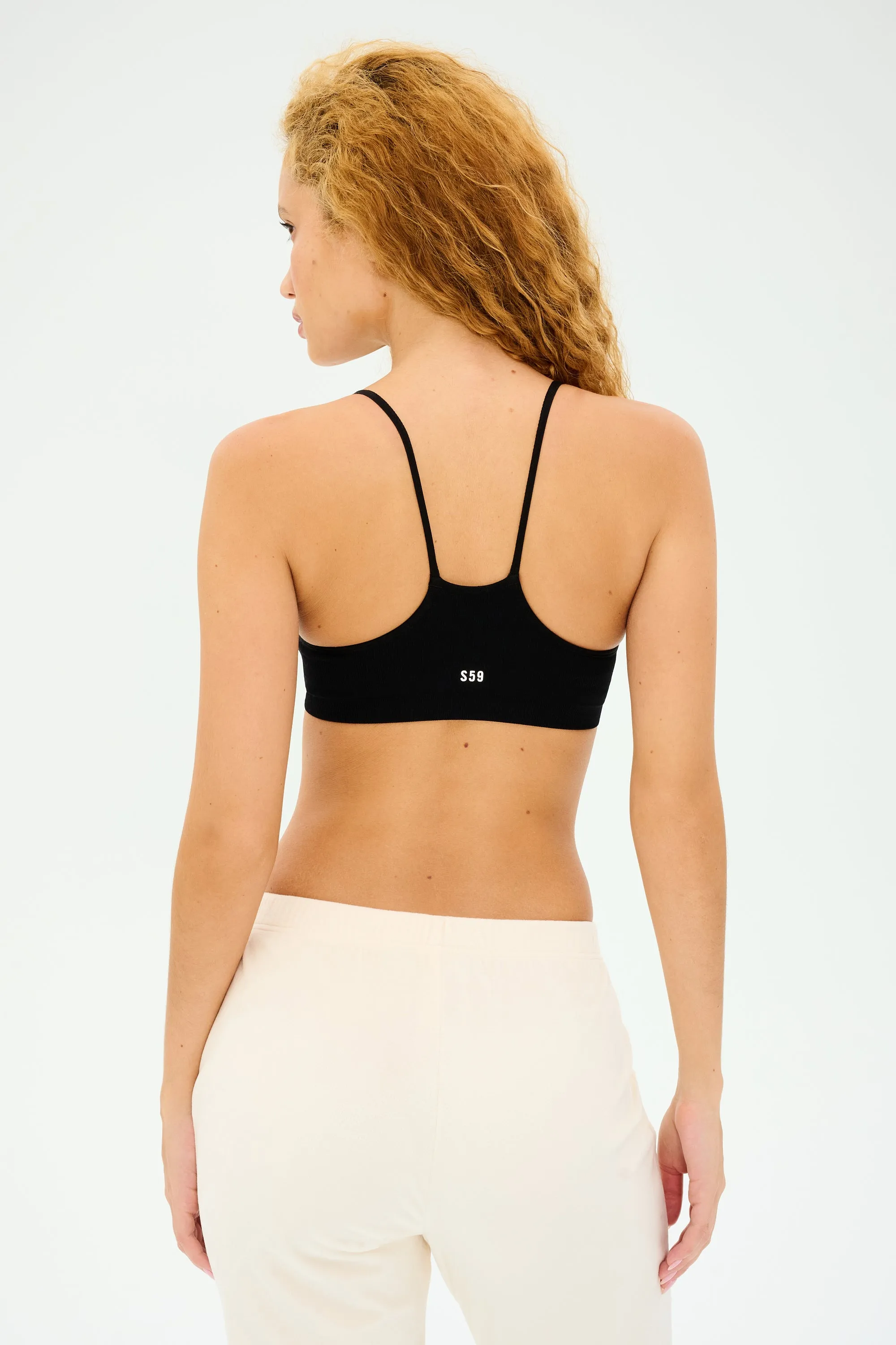 Loren Seamless Bra - Black Smooth Fit