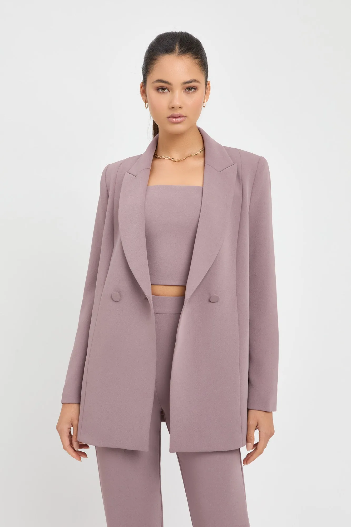 Lux Oversized Blazer Reinforced Shoulder Padding