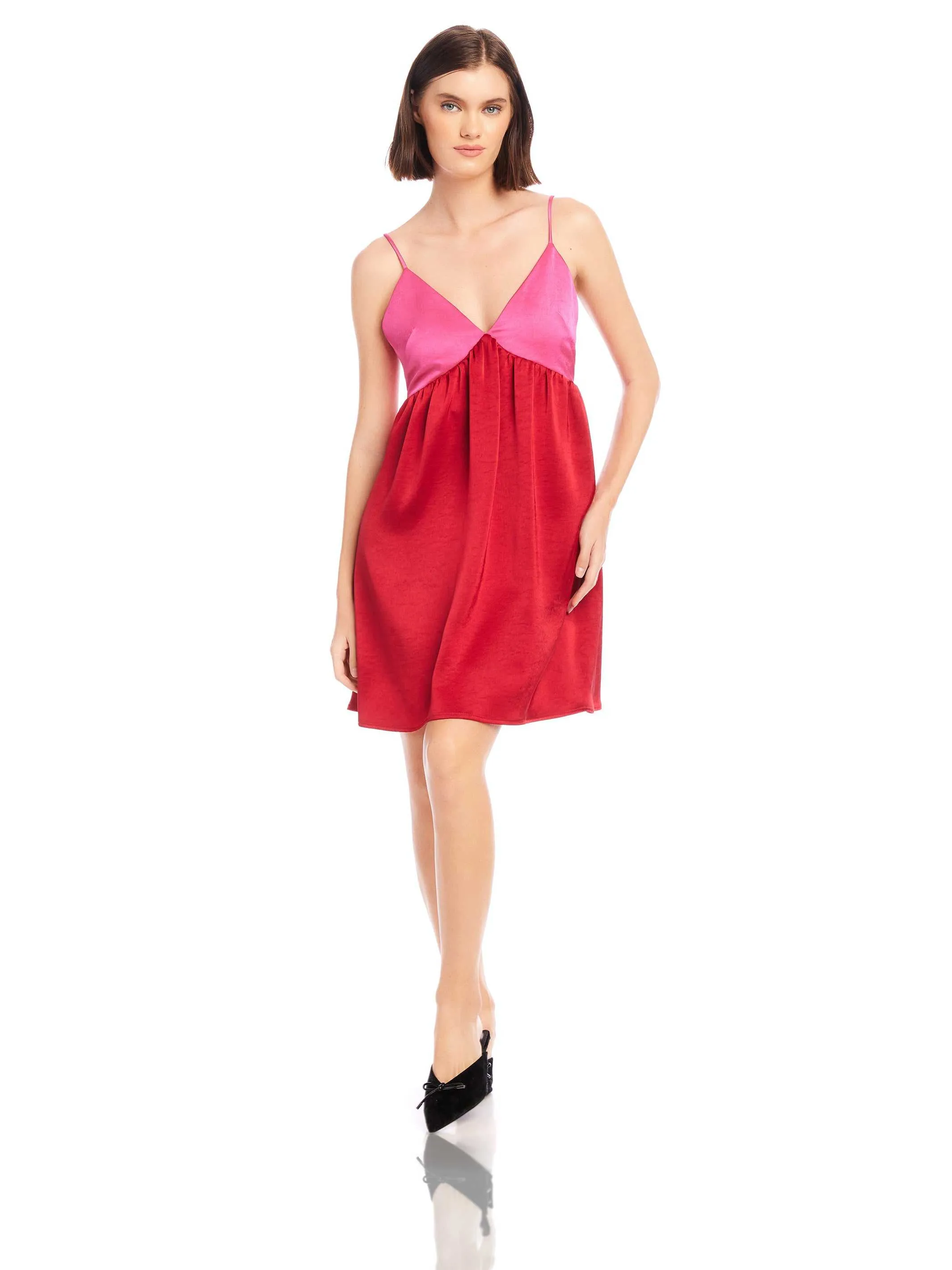 Stacia Babydoll Dress Chill Lines