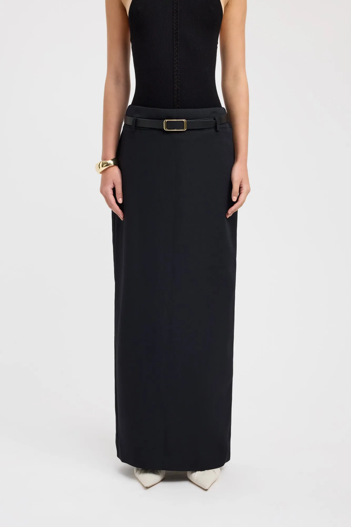 Functional Fashion Ariel Low Rise Maxi Skirt