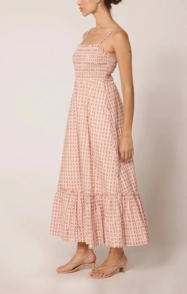 Vibrant Spirit Magnolia Ankle Dress