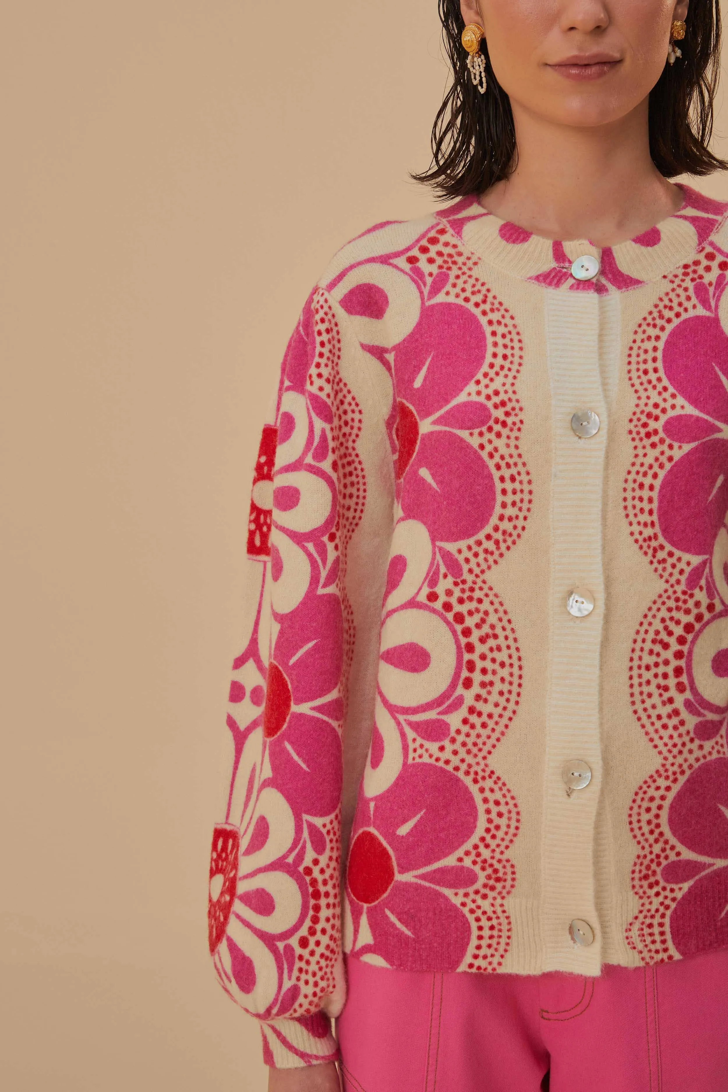 Drop Shoulder Design Maia Knit Cardigan