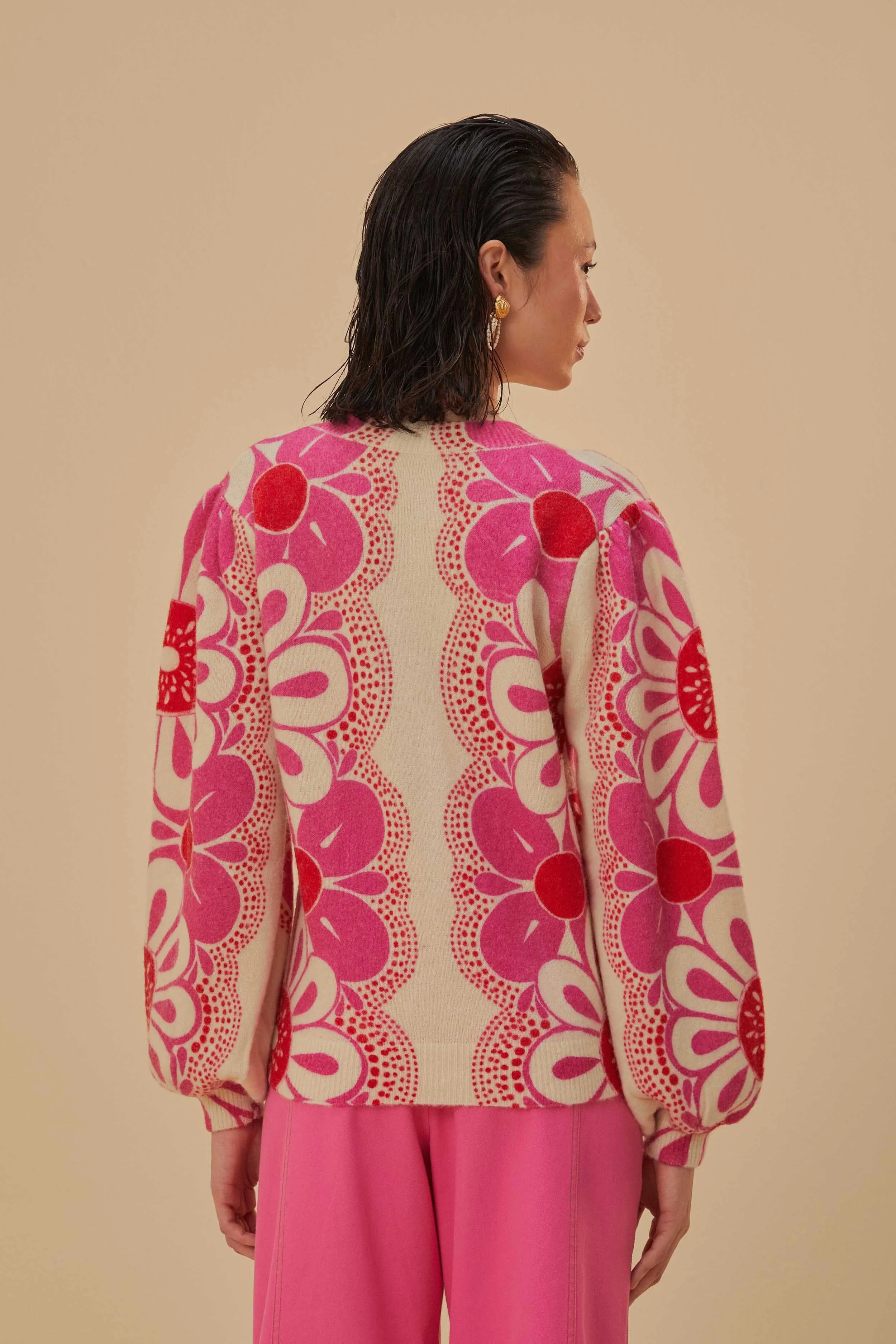 Soft Microfiber Surface Maia Knit Cardigan