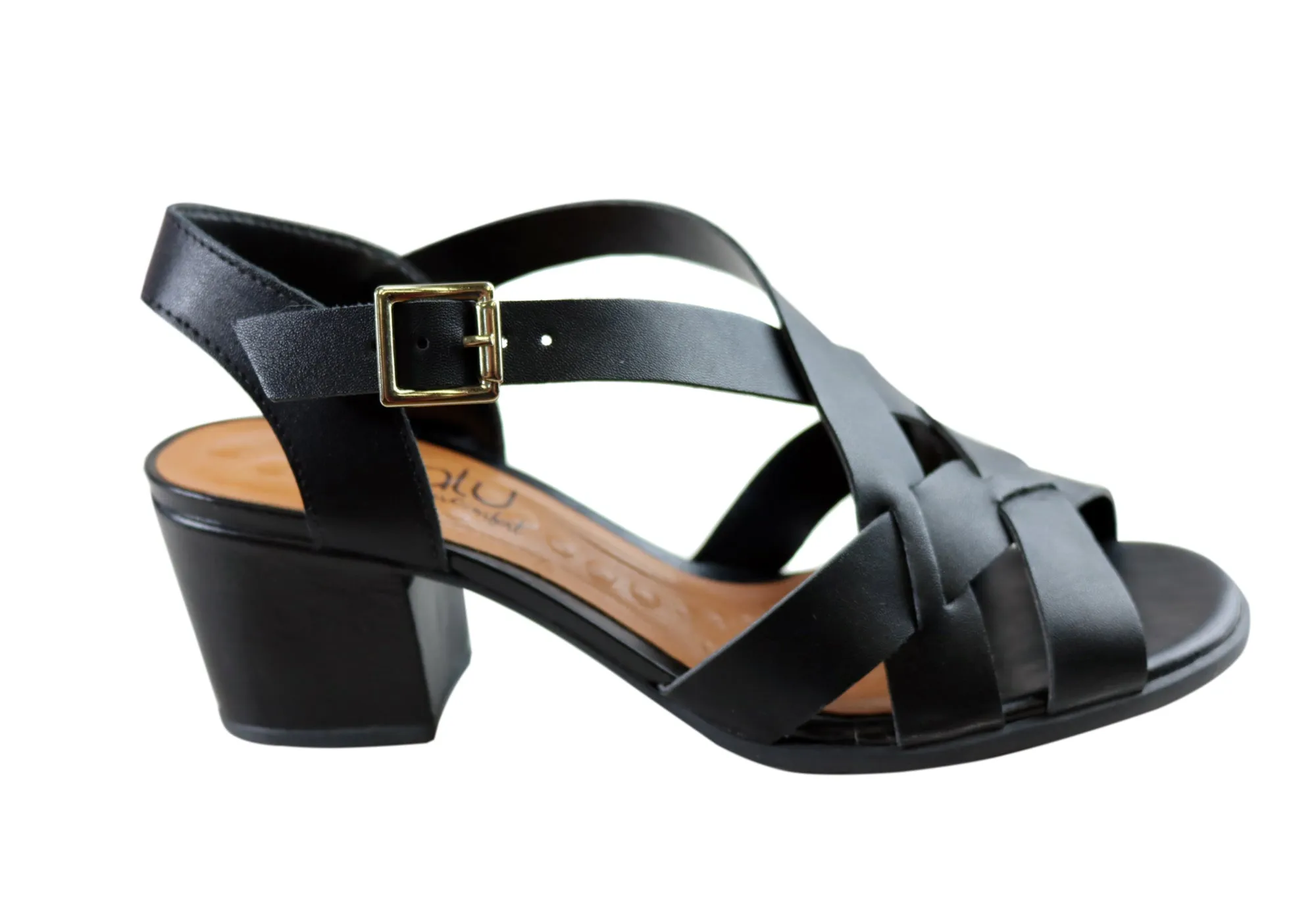 Malu Supercomfort Gianna Womens Comfort Sandals Heels Made In Brazil Vogue Inspired