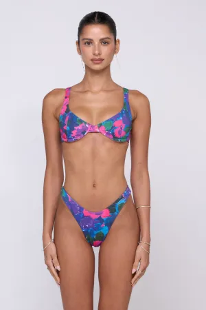 Lifetime Elasticity Guarantee Matty Bikini Top in Lanai