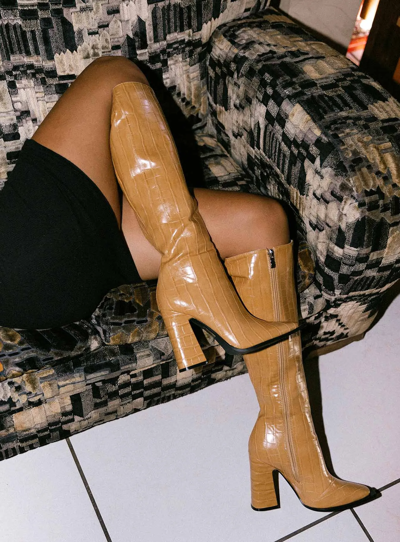 Mercury Boots Camel Shock Flex Modern Comfort