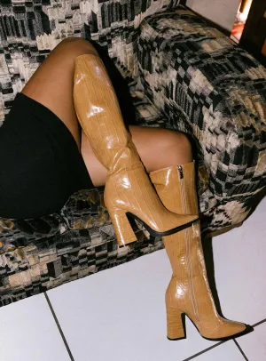 Mercury Boots Camel Shock Flex Modern Comfort