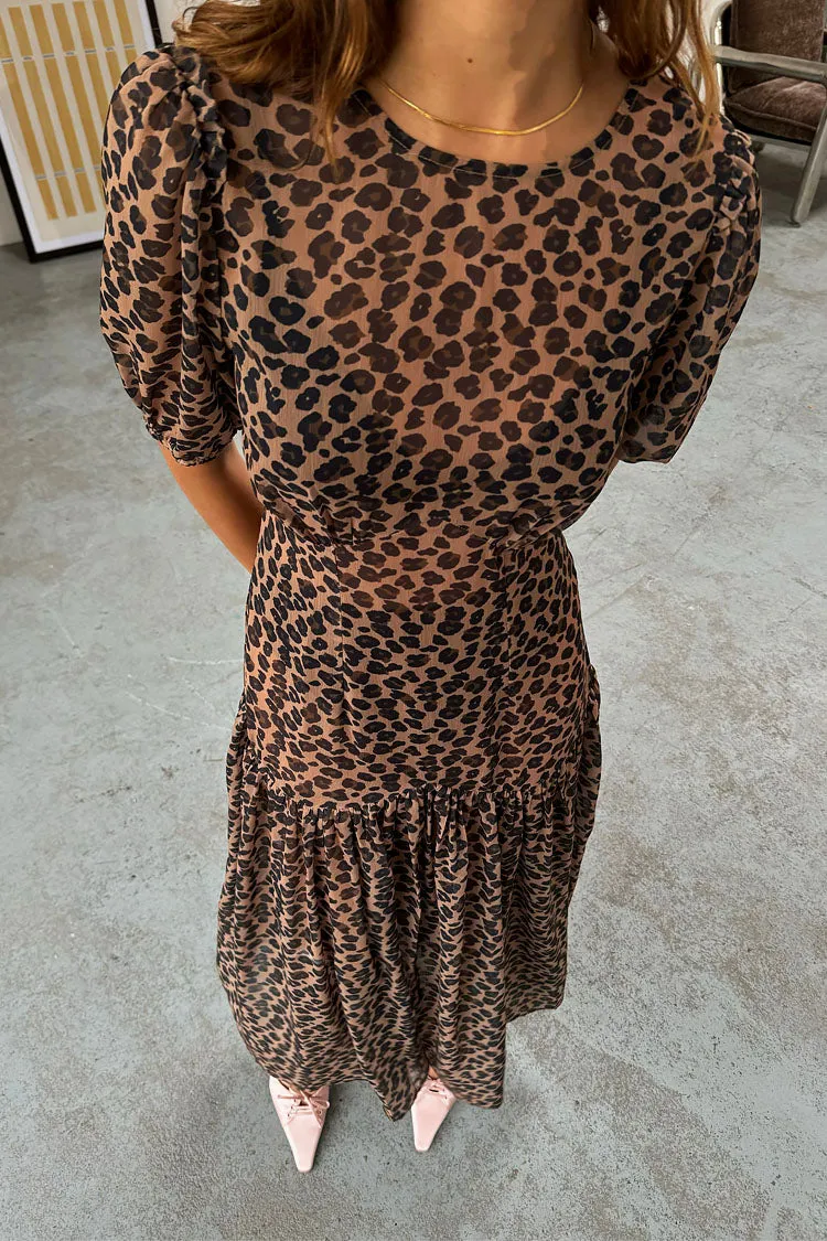Leopard Lucia Dress Fall Mood Cozy Cut