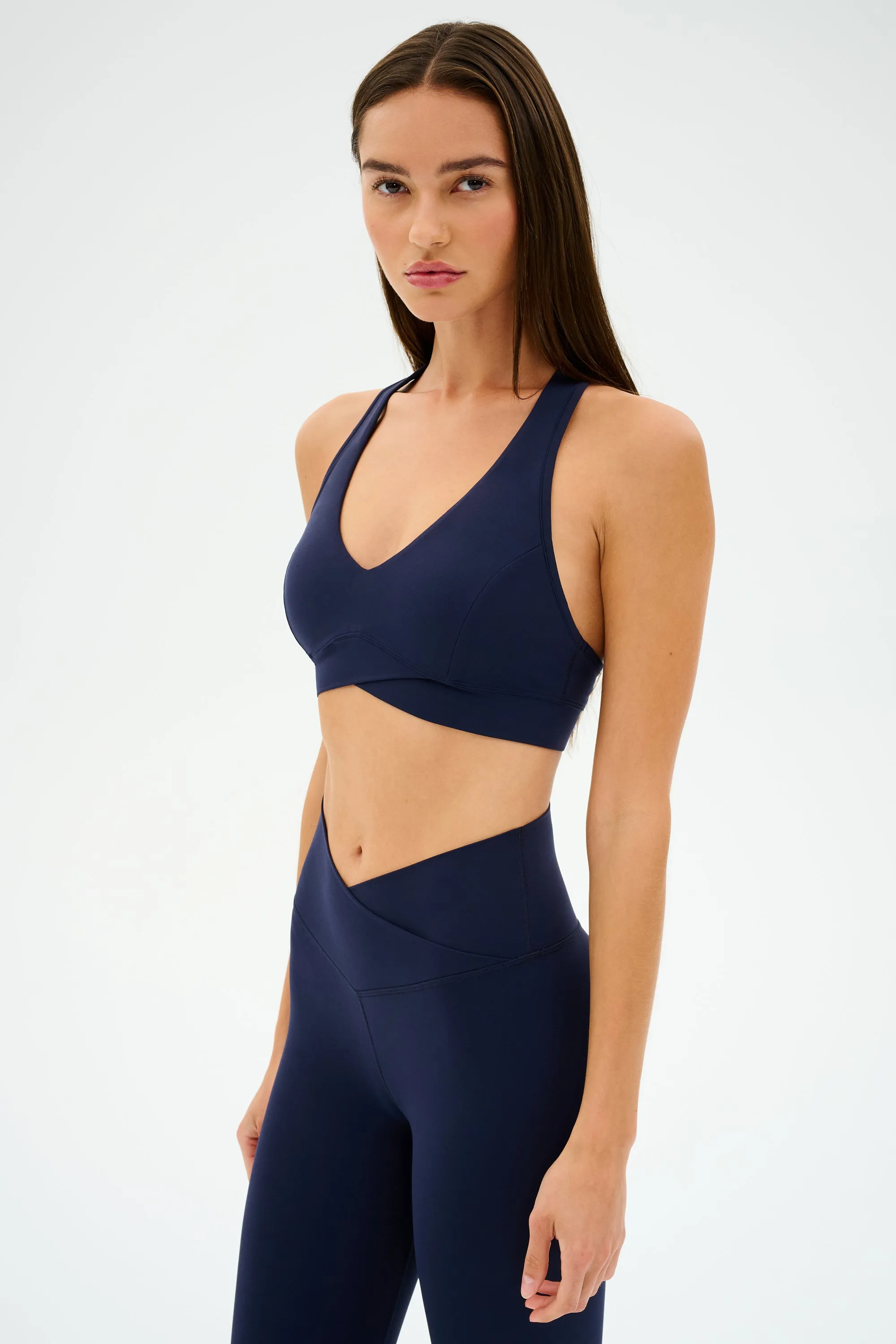 Anti-chafe Turtleneck Mia Rigor Bra - Indigo