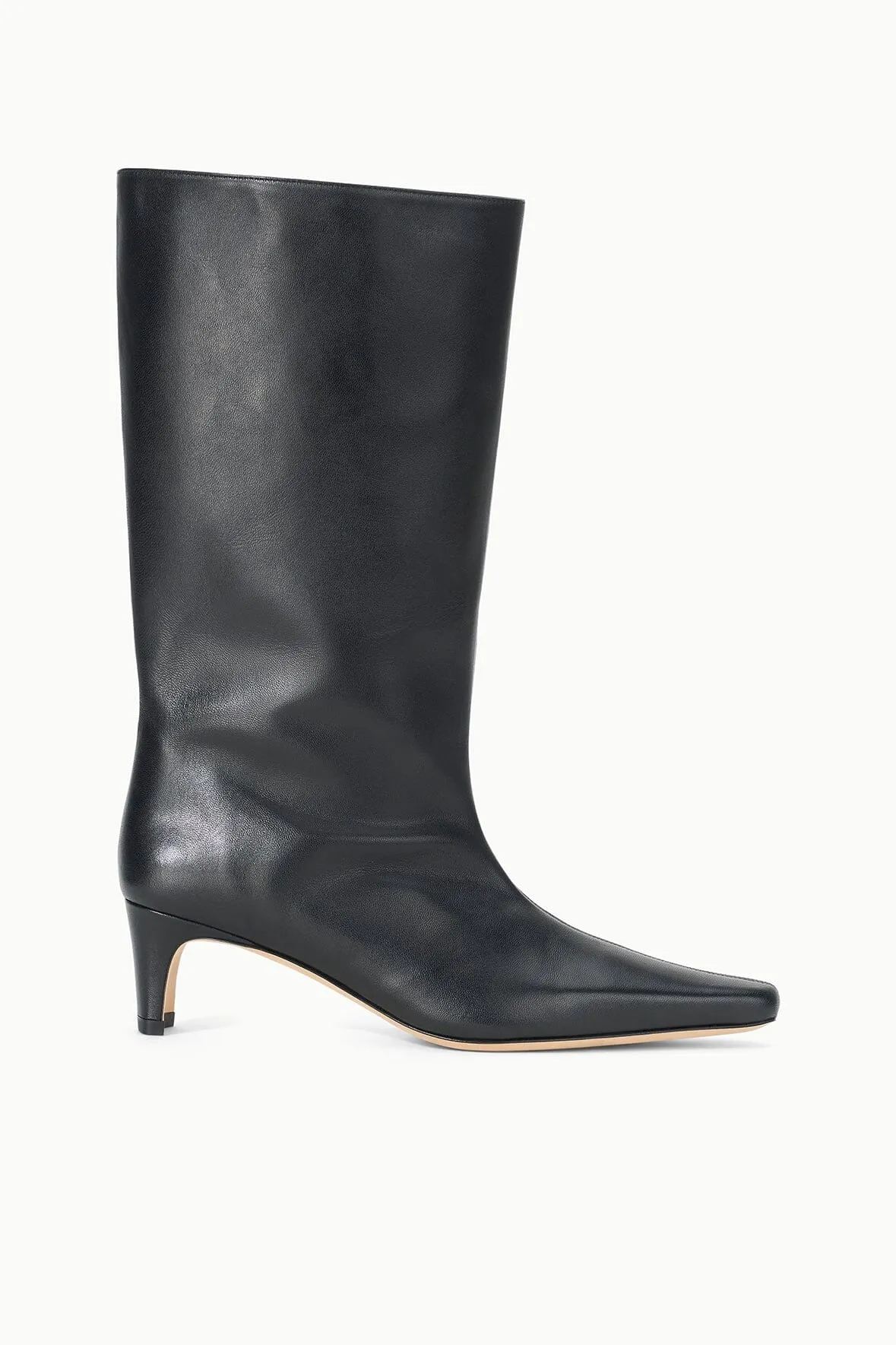 MIDCALF WALLY BOOT | BLACK Moisture Wicking Sockliner Rubber Tread Pattern