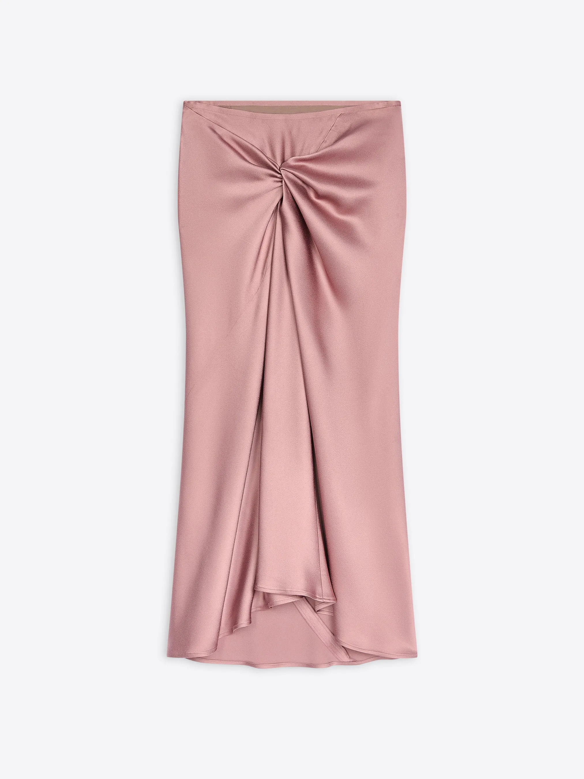light colors Contemporary Mood Midi draped skirt