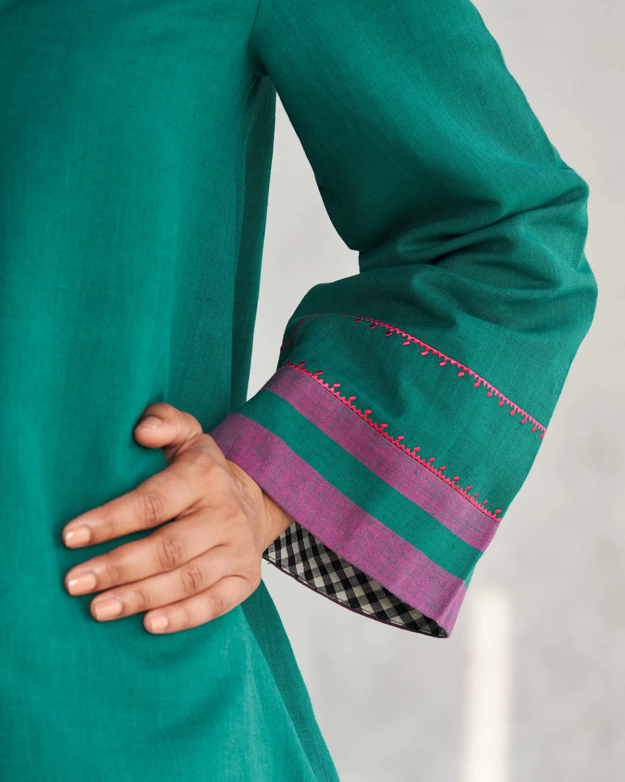 Elegant Cut Midori Beach Dress - Green