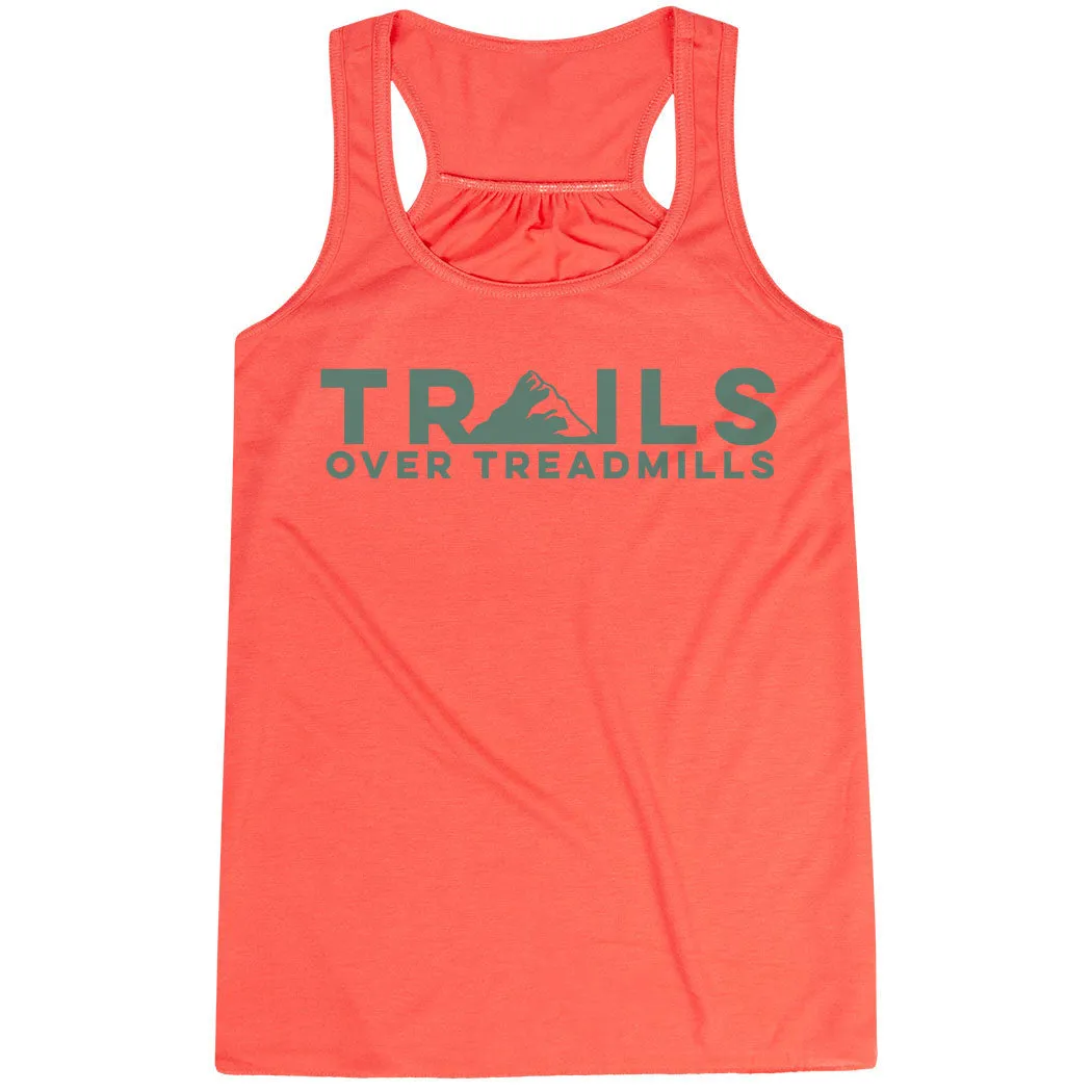 Flowy Racerback Tank Top - Trails Over Treadmills Fresh Flexible