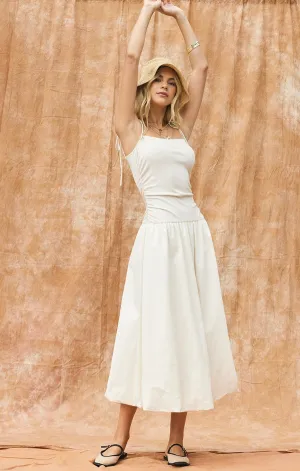 Mix and Match Midi Puff Dress Chill Wear