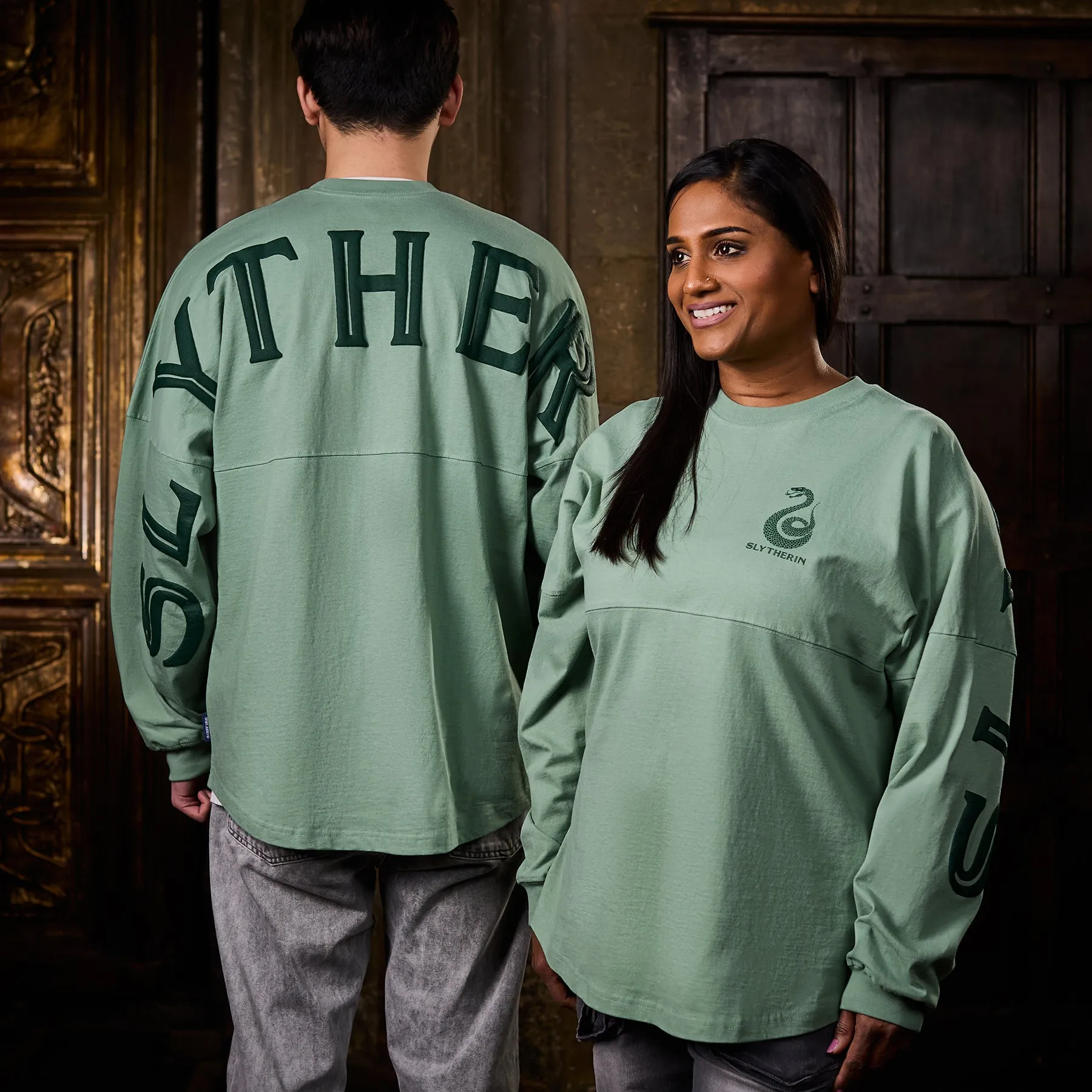 House Mascot Slytherin Spirit Jersey Layer Bold Work Wear