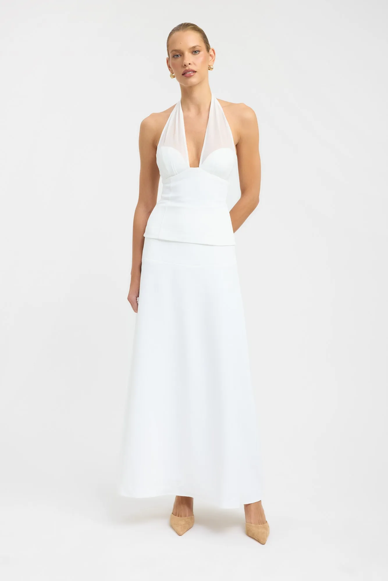 Oyster Full Maxi Skirt Timeless Piece