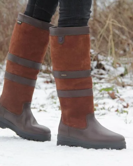 Rain Proof Grippy Outsole Mountain Climber Kilternan Ladies Insulated Country Boot - Walnut