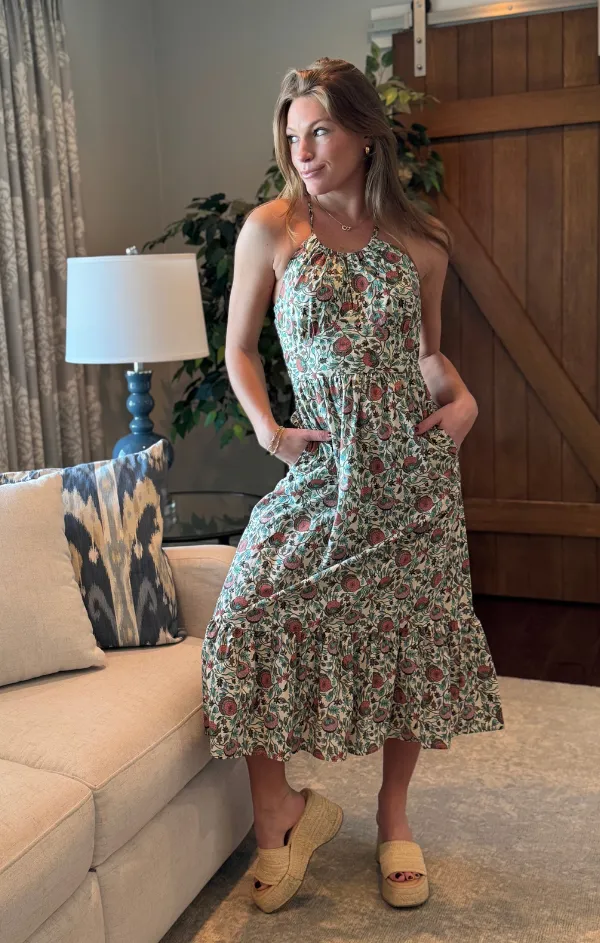 Morning Glory Halter Midi Happy Soul Seasonal Mood