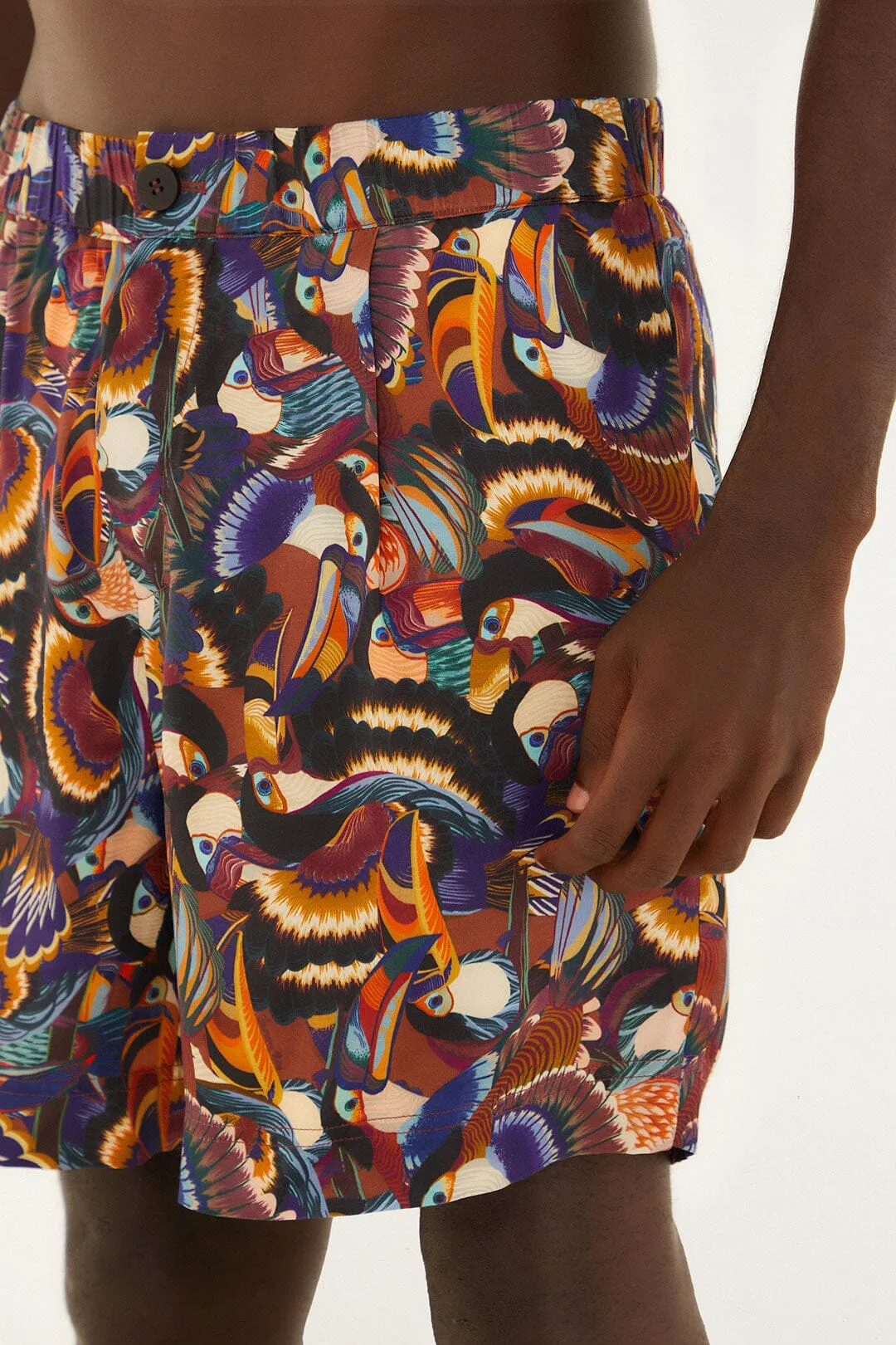 Multicolor Flying Toucans Lenzing? Ecovero? Shorts Exclusive item