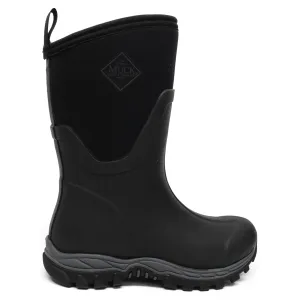 Muck Boot Arctic Sport II Mid Synthetic Textile Women's Wellingtons Black Black Boots High-Quality Footwear