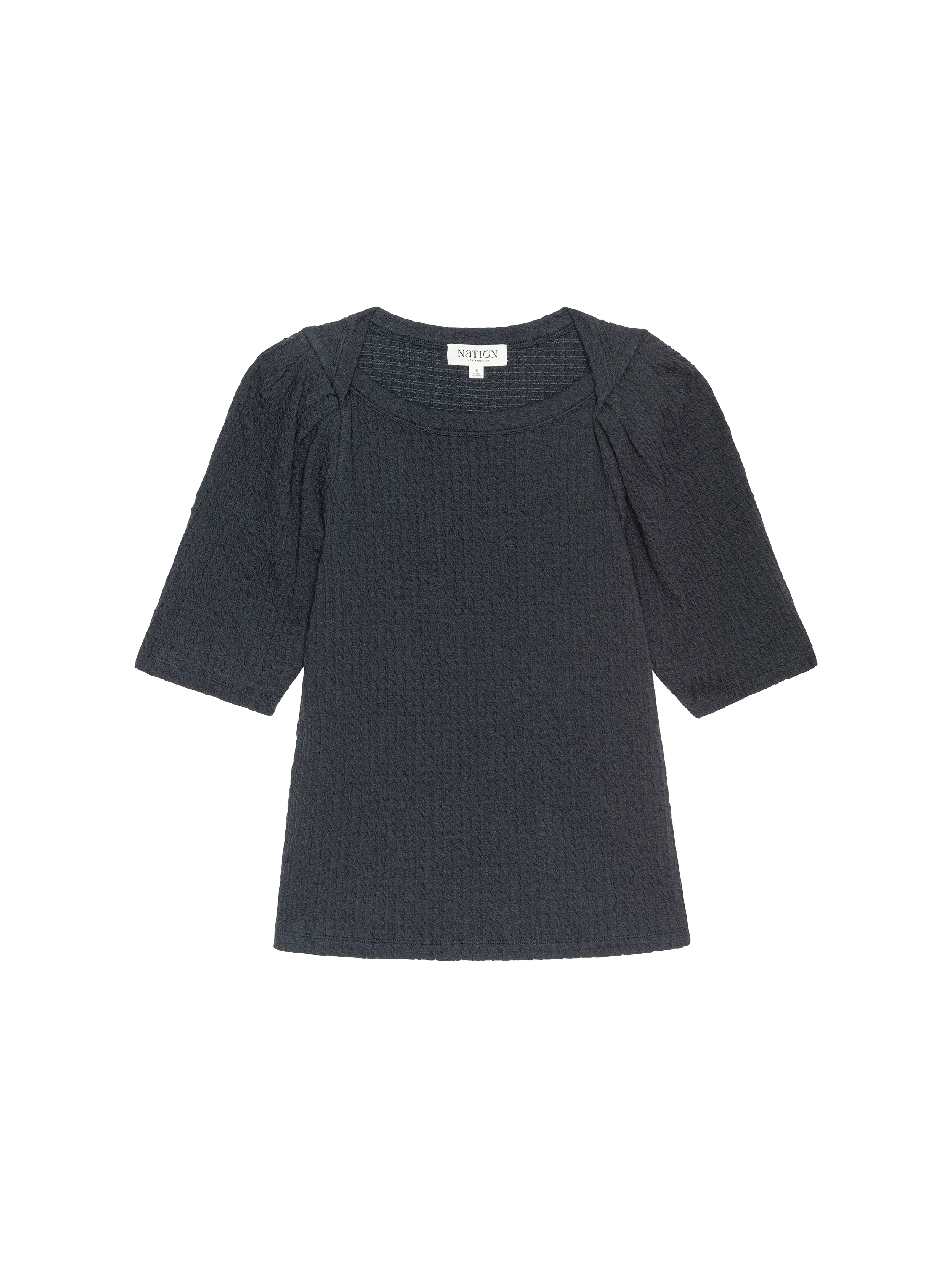 Comfortable Stretch Anti Odor Technology Deana Textured Tee