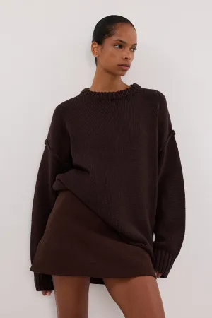 quick dry NIEVE CHOCOLATE MINI SKORT