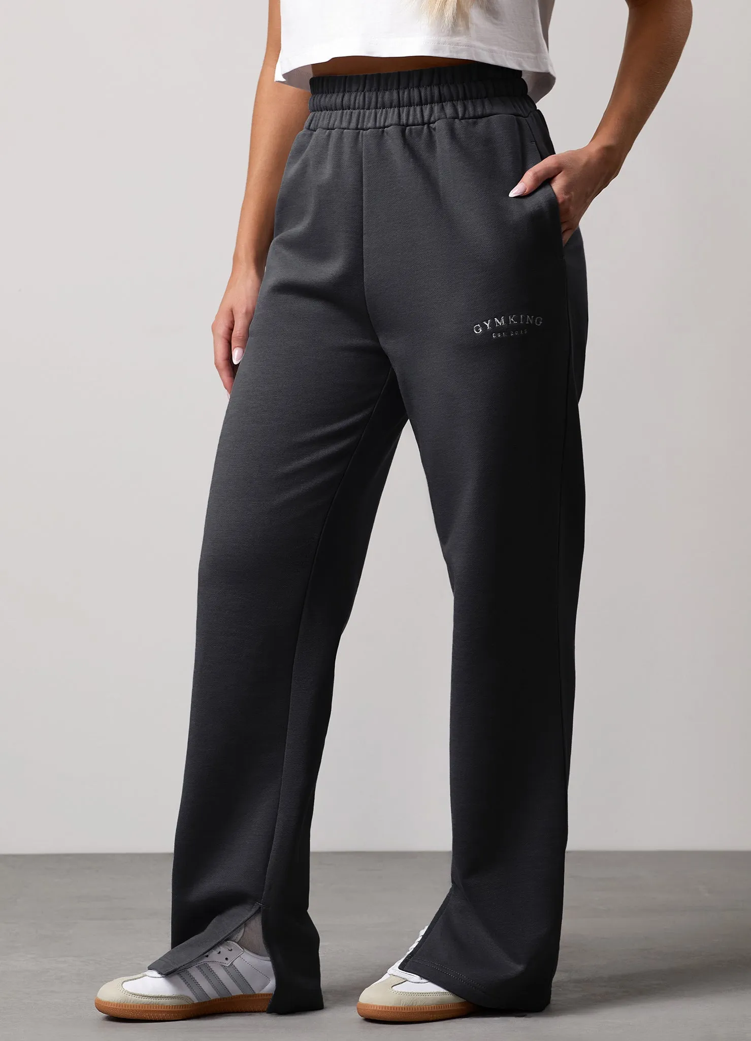 Gym King Compose Straight Leg Jogger - Dark Pewter Layered Protection ErgonomicArticulatedDesign