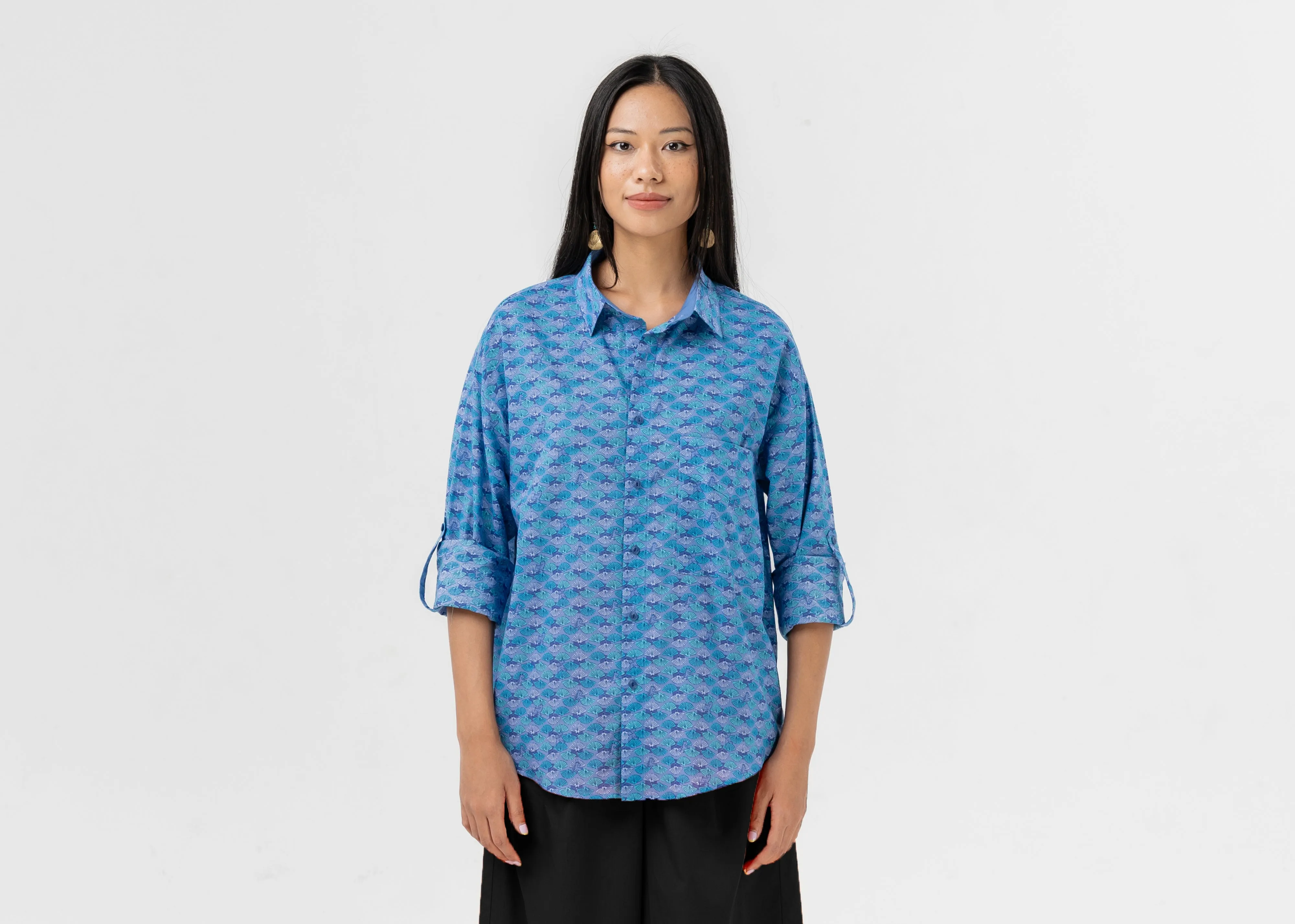 SustainableProduction Cozy Wrap ANTLIA - WATER GOAT