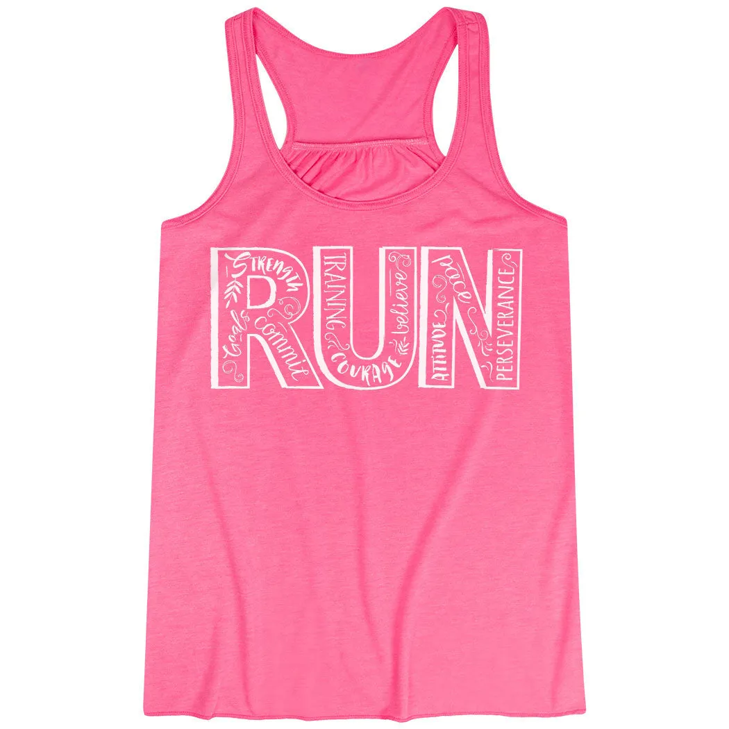 Flowy Racerback Tank Top - Run With Inspiration high - power Core Fresh