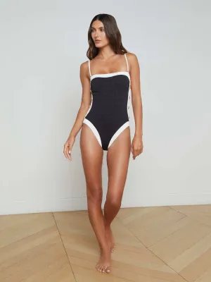 Tory Bandeau One-Piece Swimsuit Moisture Wicking Lining Anti Fade Technology