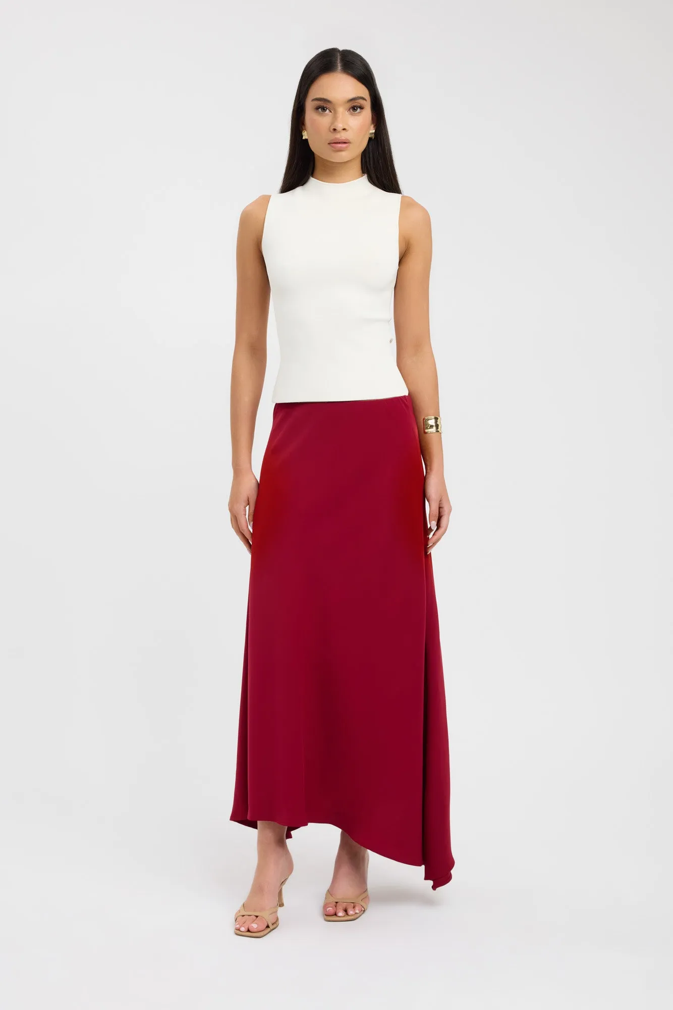 Norway Maxi Skirt Cozy Finish Non Slip Waist