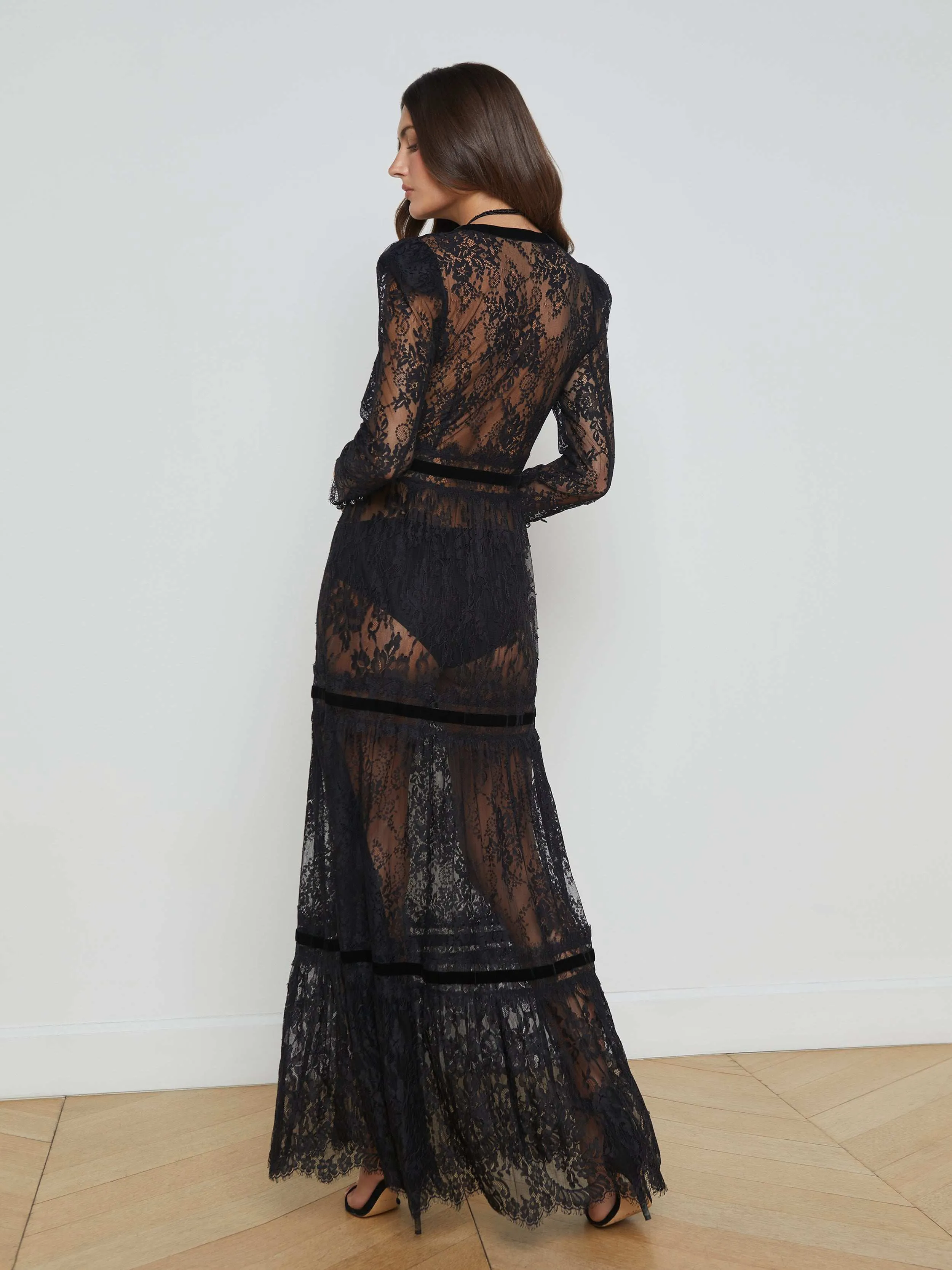 Contemporary Wear Fitted Look Poe Lace Dress