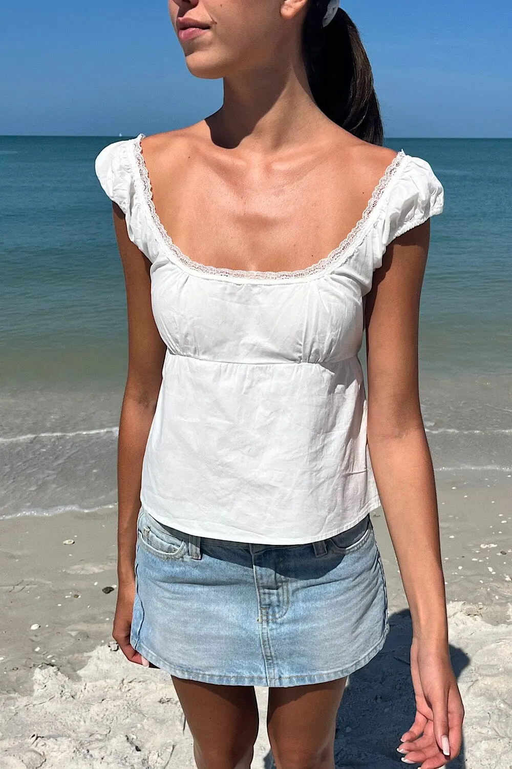 Minimal Comfort Style Flexible Waist Odette Top