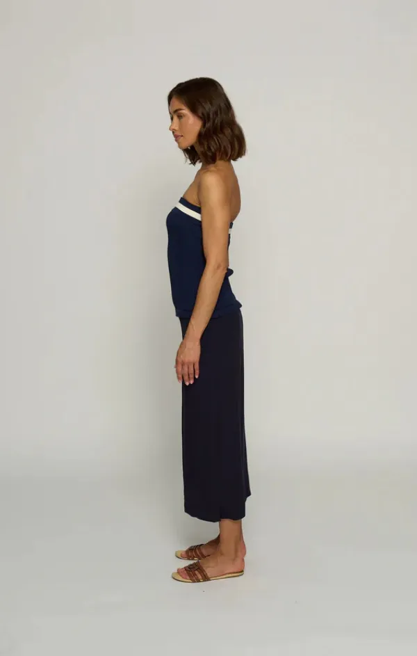 Strapless Bodycon Dress Deep Hue