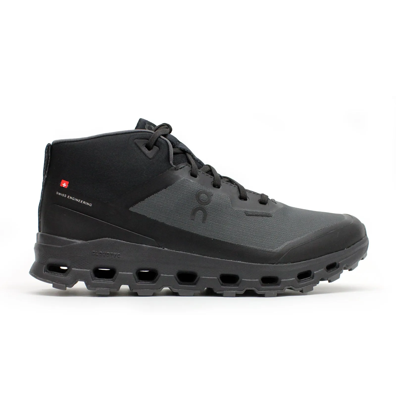 Ski Resort Visitor Lace Up Style On Cloudroam Waterproof Textile Synthetic Women's Ankle Black Eclipse Boots