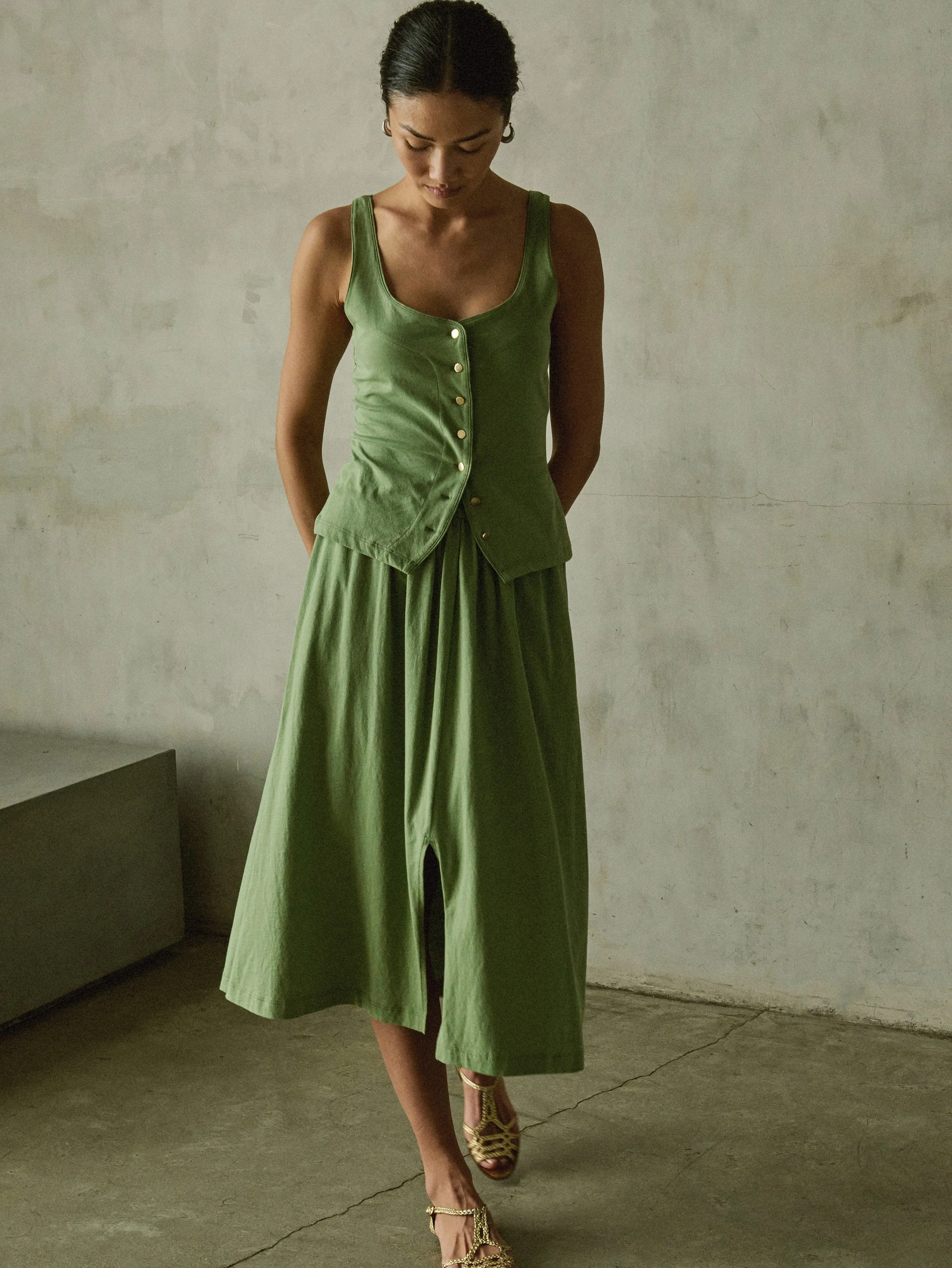 Vida Midi Skirt Quick Wear