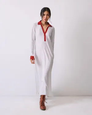 Flow Friendly Trendy Design Autumn Dress - Grey