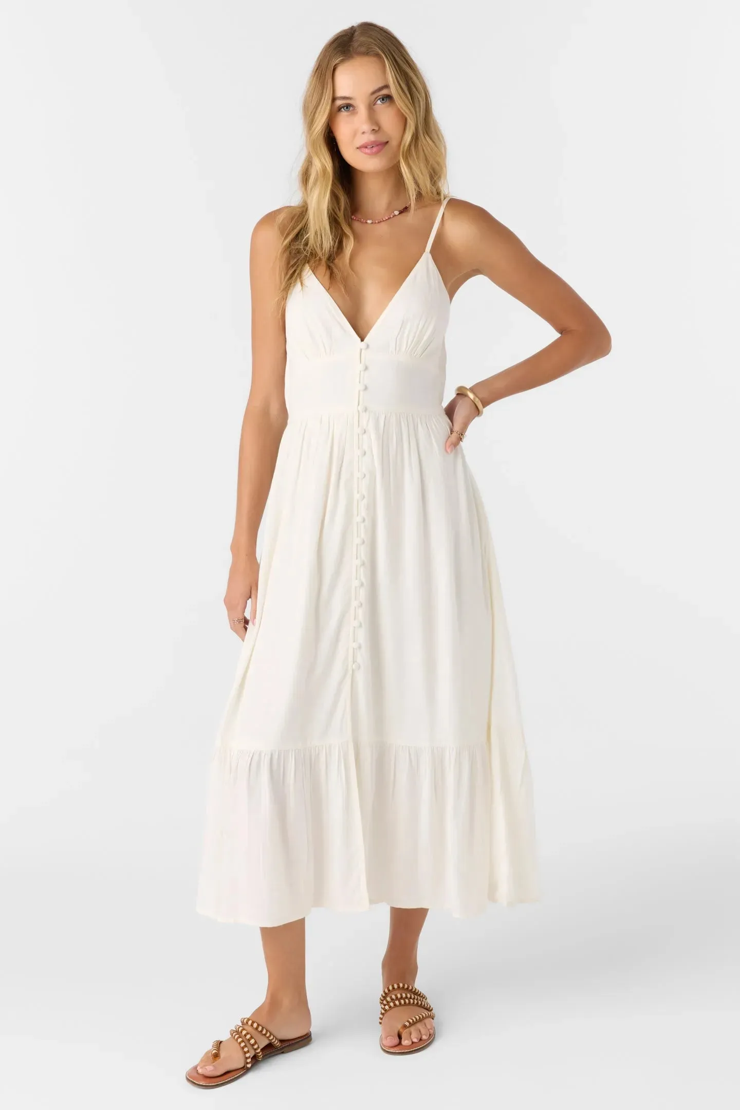 Daily Essential Oneill Womens Dress Pilar Midi